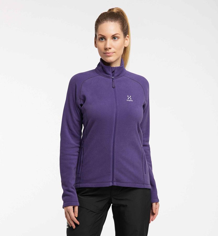 Haglöfs Astro Fleece Purple For Womens BYKLO1258 Australia